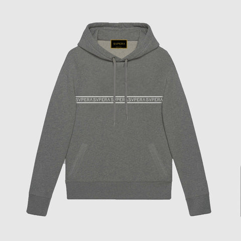 Svpera Grey Logo Hoodie